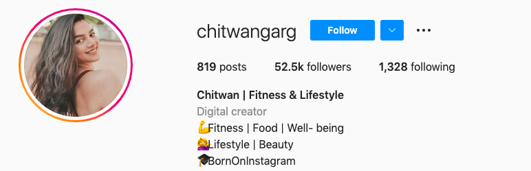 Chitwan Garg fitness influencer